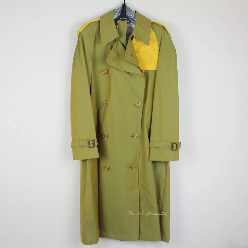 NWT Burberry Cotton Double Breasted Trench Coat, Belted, US 4 - Picture 2 of 16